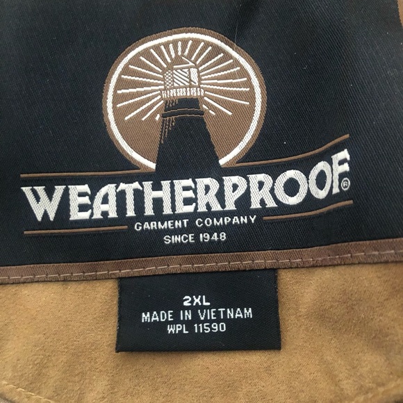 WEATHERPROOF GARMENT Co. tan suede feel Men's jacket.HOST PICK"Best in Jackets" - Picture 14 of 14
